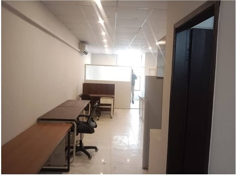 Fully Furnished Area 470 Square feet corporate office Available for rent in Gulberg 3 Lahore 1