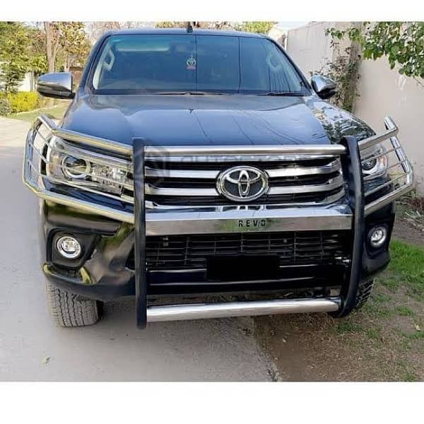 Toyota Hilux Revo Rocco GR Vigo front bumper guard available for sale 0