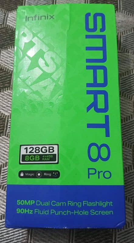 Infinix Smart 8 pro 8/128 GB 4+4.  Price is negotiable 0