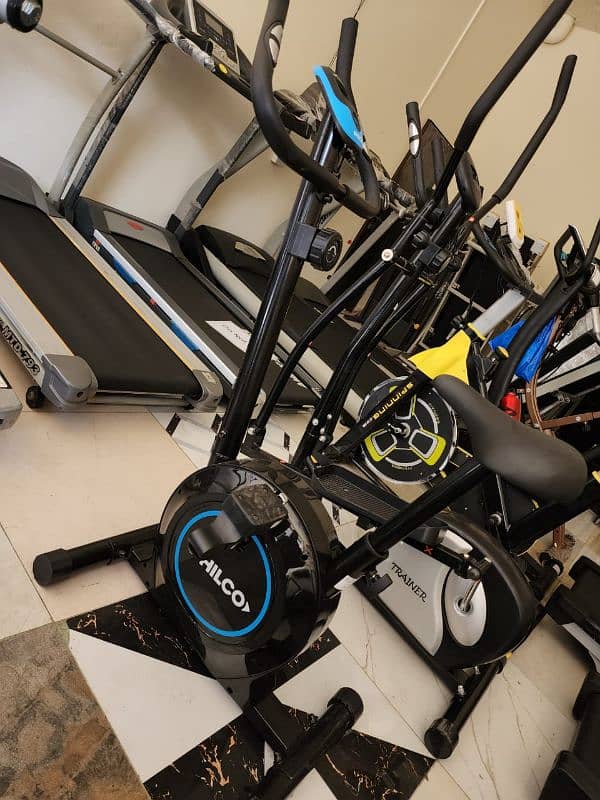 Treadmills(0329-4545517, Gym cycles, Dumbles, Elliptcles, Spin bike 15