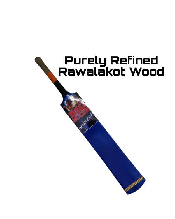 Rawalkot Wood Tape Ball Bat With Full cane Handle FreeDelivery 2