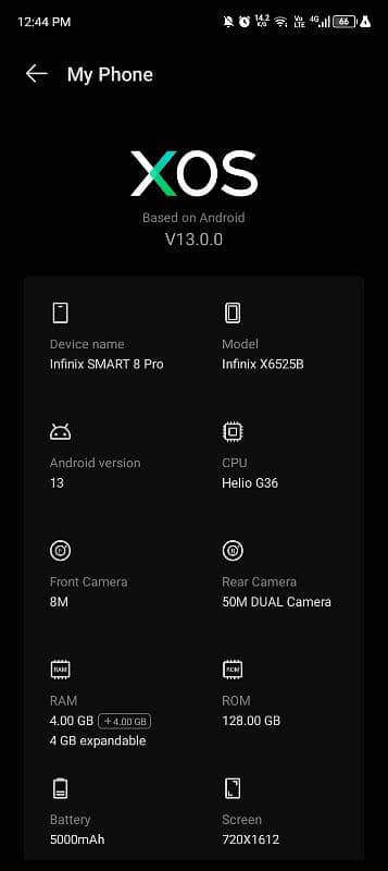 Infinix Smart 8 pro 8/128 GB 4+4.  Price is negotiable 1