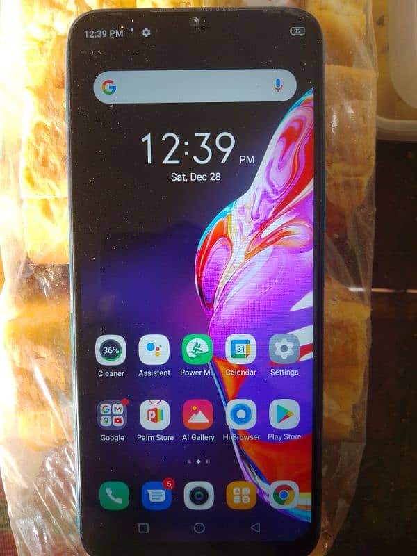 infinix Hot 10s 6/128  8/10 condition 5