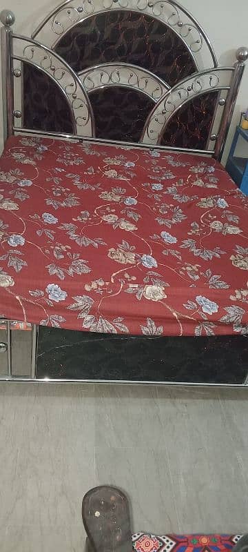 Steel Bed Without Mattress 2