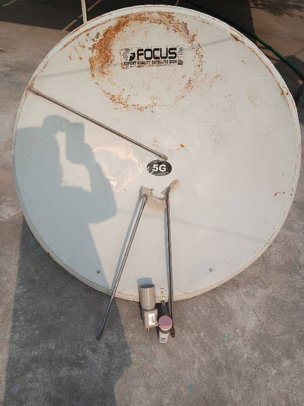 Dish Antena with 02 LNBs for sale 3