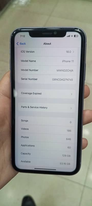 Iphone 11 128GB 7