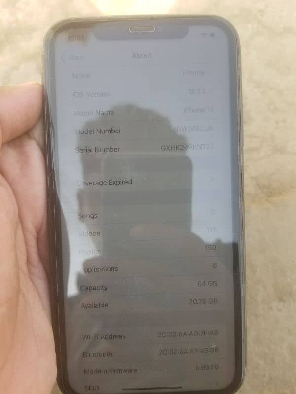 iphone 11  JV(non PTA) fixed price 6