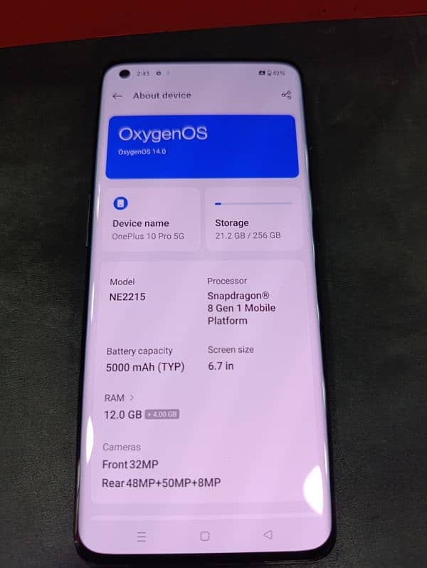 one plus 10 pro pta approved dual Sim 12 256 5g 9