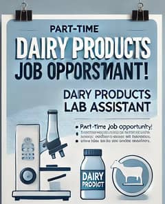 Dairy Products Lab Assistant – Part-Time