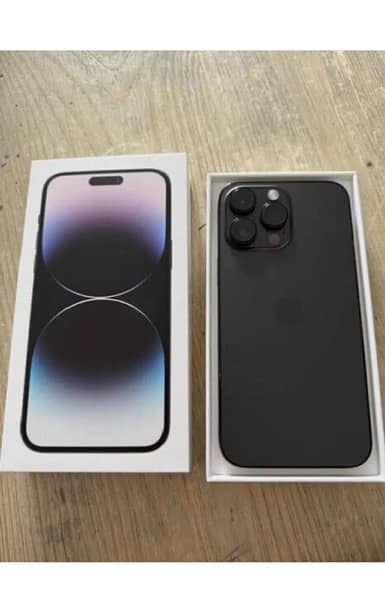 Iphone 14 pro max non pta black 128 gb 4