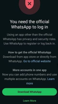 Whatsapp issue fix.