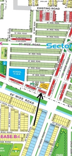 2 Marla Commercial Plot For Sale Investor Price only 95 Lac Located in AA Block Sector D Bahria Town Lahore