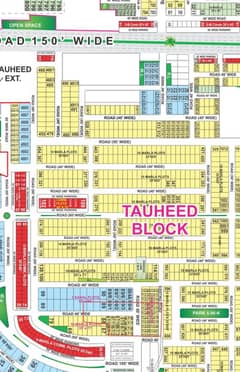 5 Marla Commercial plot for sale in Touheed block Bahria town Lahore