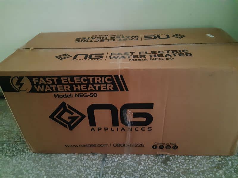 NAS Gas electric geyser 4