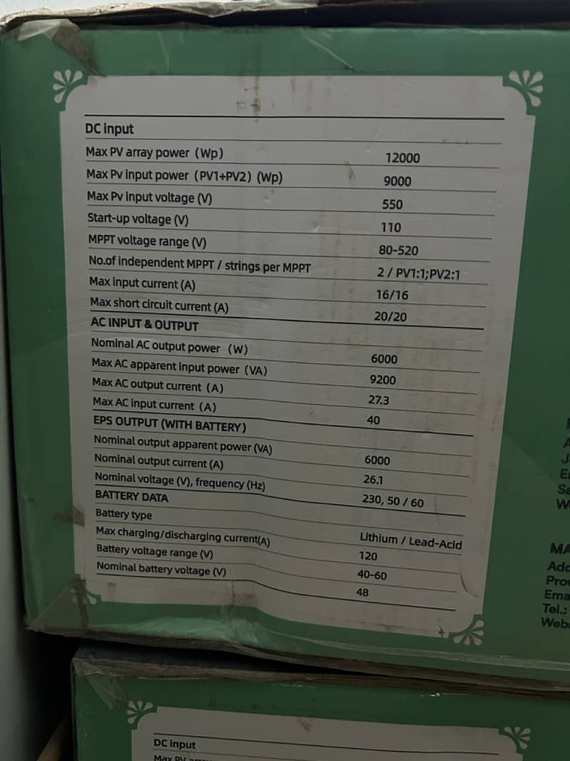 Solax X7 Hybrid LV 6KW - Single phase 2