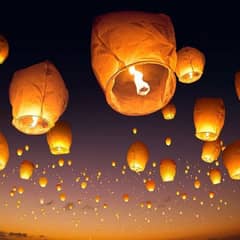 Flying Sky Lanterns / Sky Lamps 10 Pieces Pack