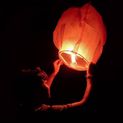 Flying Sky Lanterns Pack Of 10 Pieces 0306/16/744/60