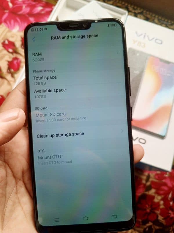 vivo y83 (6 RAM/128 GB) with complete Box 3