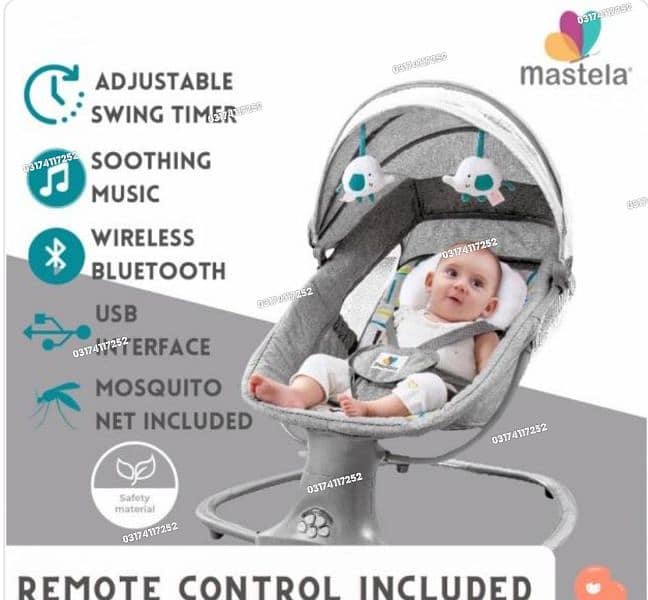 Baby/Kids Electric Swings | Baby Gears | Baby Electric Cradles | Swing 11