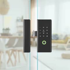 Glass To Glass Smart Wireless Tuya Mobile App Security Door lock