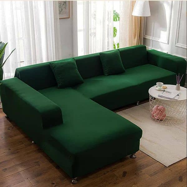 7 seater jarsy palin sofa covers L sahpe 1