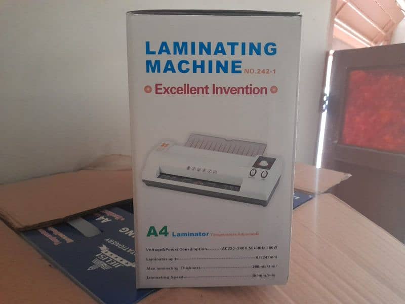 lamination machine A4 1