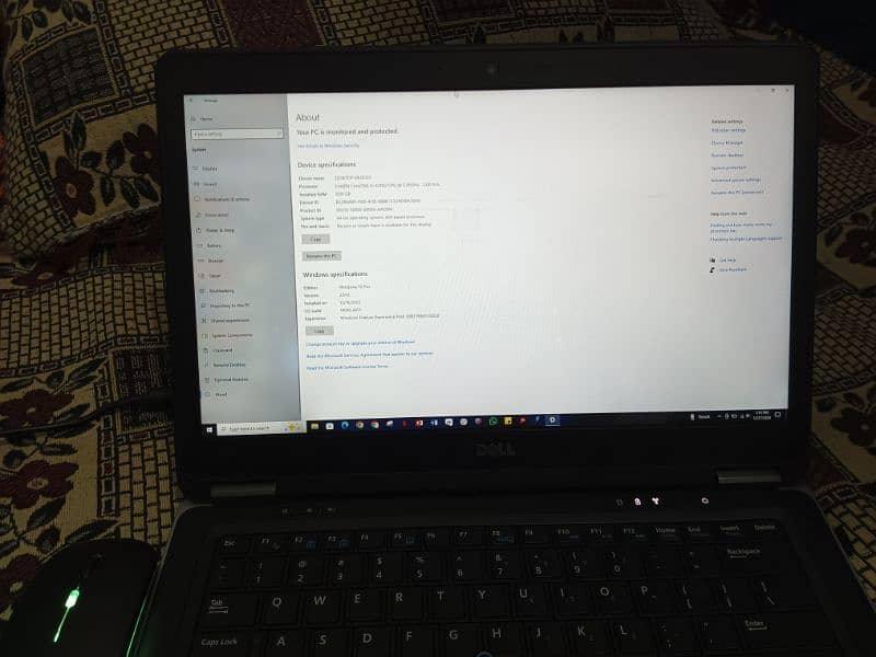 Dell latitude 7440 , Core i5, 4th generation, 8 GB Ram, 256 GB ssd 3