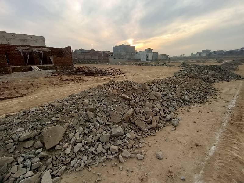 5 Marla Plot Available For Sale In Bank Colony Dhamyal Road 5