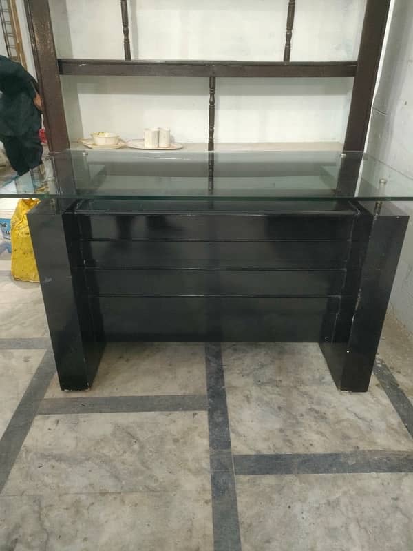 office table with glass 1