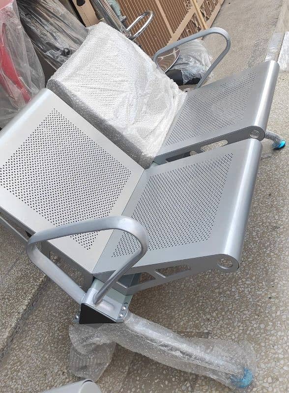 Steel 3 seater bench and 5 seater full imported 2