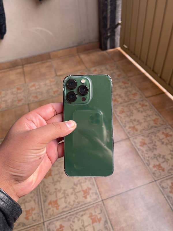 iphone13pro fatory unlock 256 alpine green origianl phone 0