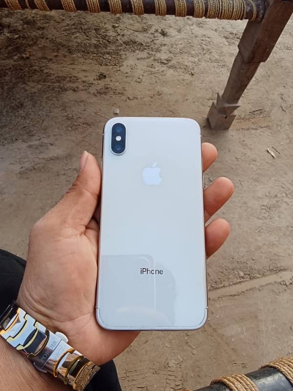 iPhone X 64gb pta approved  100 health 0