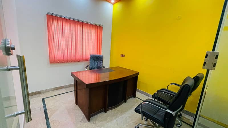 5000 squre feet Office for rent in gulberg for Silent office (Call center + Software house + Marketing office and other setup as you want 8