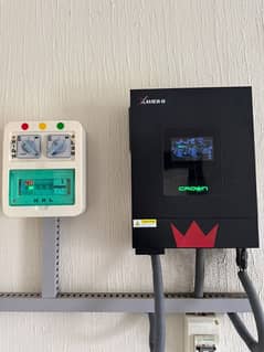 solar system 3.6KW with batteries and inverter