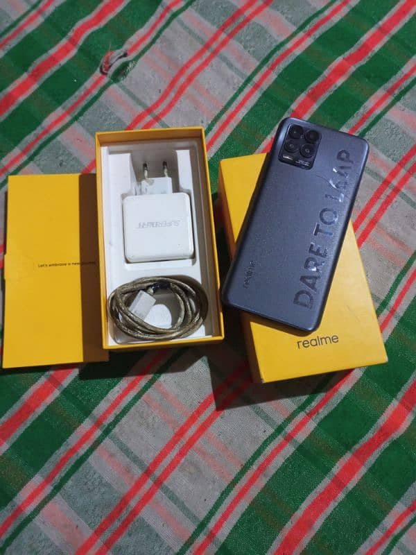 Realme 8 pro 8/128 box charjr original 0