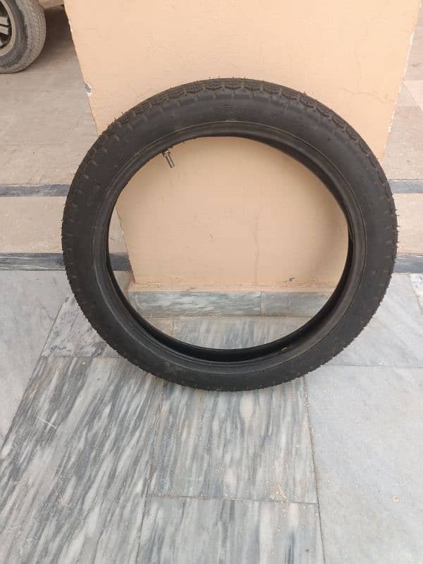 Panther tyre & tube new only 1 day use 0