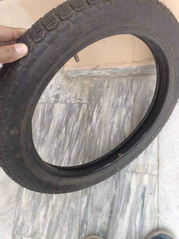 Panther tyre & tube new only 1 day use 1