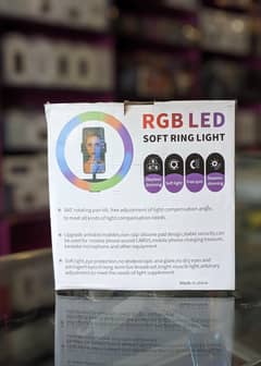 RGB Soft Ring Light MJ-26 Whatsapp 03477803899