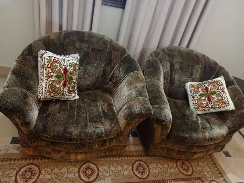 7 Seater Sofa Set with Table 3