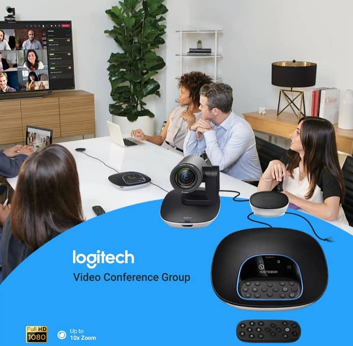 Logitech Group Camera-Logitech Meetup Conference Camera-Polycom Camer 0