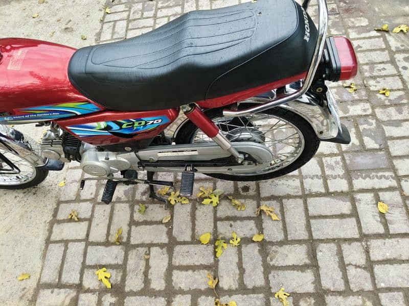 Honda CD 70 2022 model Islamabad number golden number 4