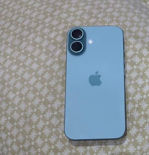 iphone 16 128gb sky blue new only unbox and all new 1