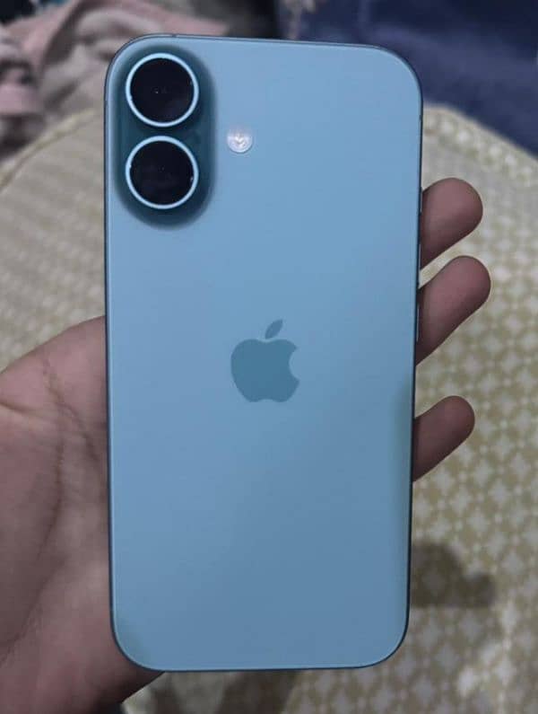 iphone 16 128gb sky blue new only unbox and all new 3