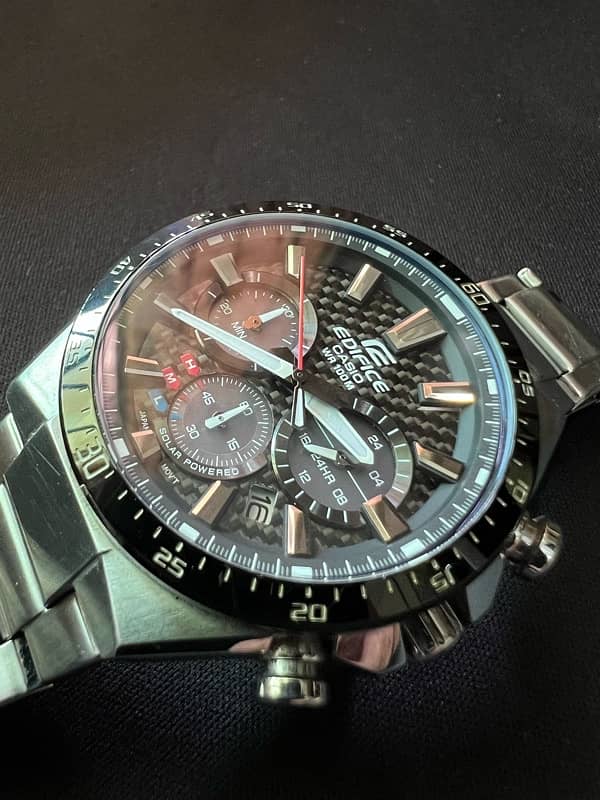 casio edifice watch solar powered 4