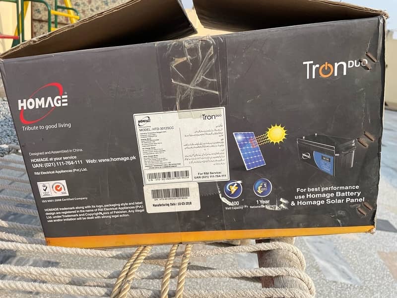 Homage Tron Duo Solar Inverter 2