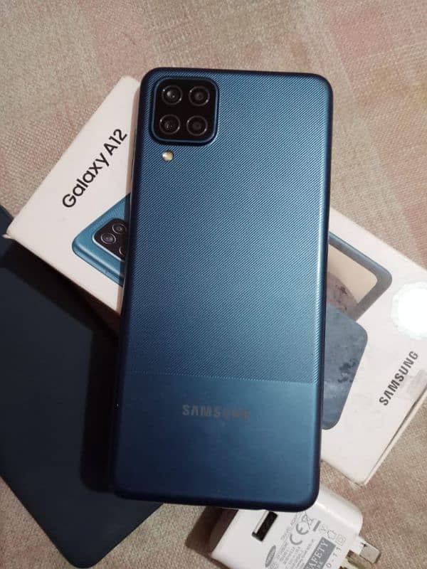 samsung galaxy A12 complete box 0