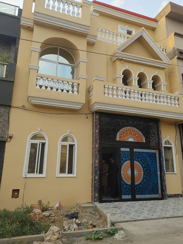 5 Marla brand new house in Rehman garden housing scheme phase 4 canal road near jallo park Lahore is available for sale 0