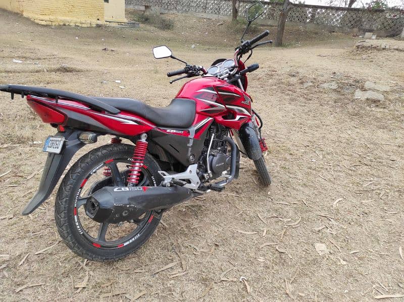 Honda CB150f Red, 2020 model. Islamabad registered 2