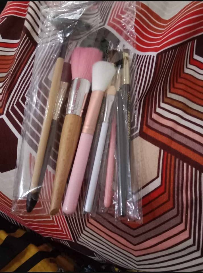 Makeup Brush Set, Set of 10 5