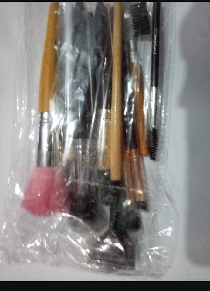 Makeup Brush Set, Set of 10 6